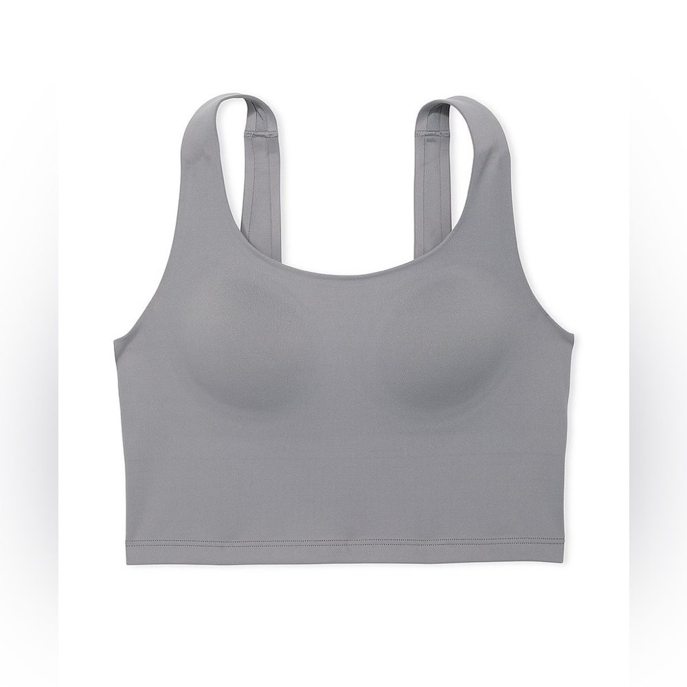 NWT Victoria’s Secret PINK Relay Longline Sports Bra in Night Owl Gray - Picture 4 of 9